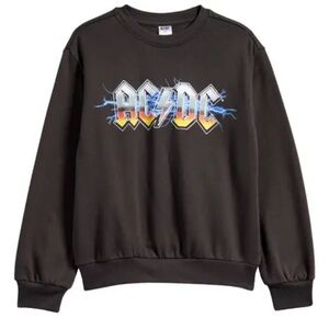 Vintage AC/DC Long Sleeve Crewneck Sweatshirt Boys Size XL